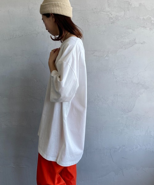 「RVCA」 半袖Tシャツ X-LARGE ダークグレー レディース_画像9