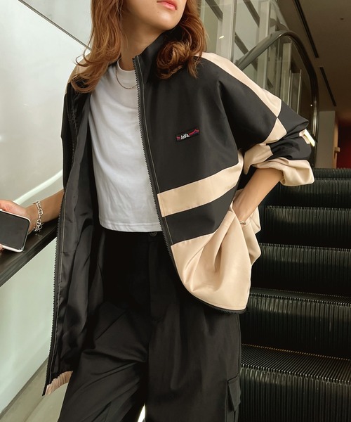 「Java」 ジップアップブルゾン X-LARGE ベージュ レディース_画像6