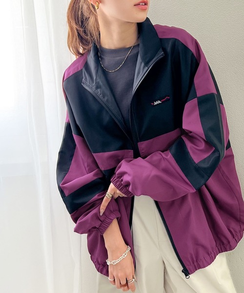 「Java」 ジップアップブルゾン X-LARGE ベージュ レディース_画像9