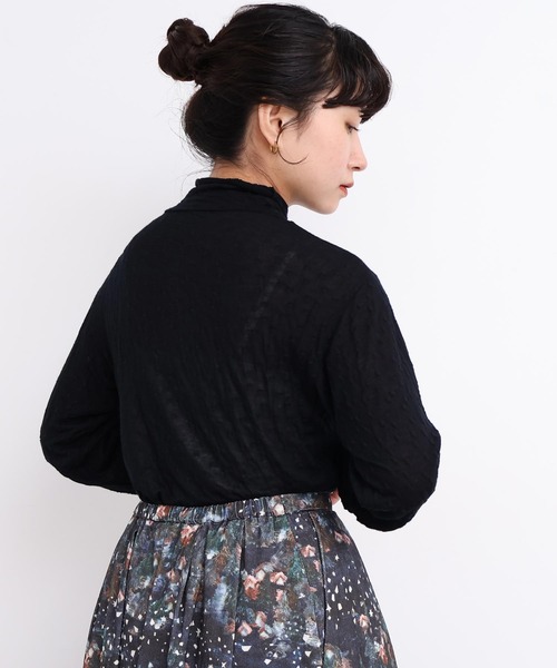 l'atelier du savon（アトリエドゥサボン） tシャツ _透けてるドット