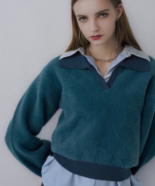 HAREニットセーター HARE（ハレ） ニット セーター シャギーニットプルオーバー(HARE