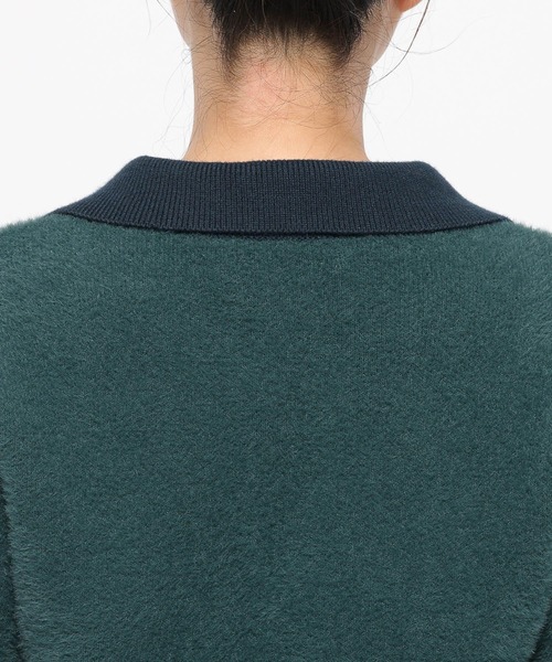 HARE（ハレ） ニット セーター シャギーポロニットプルオーバー(HARE