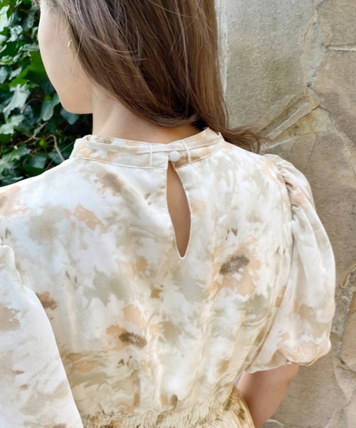 「one after another NICE CLAUP」 半袖ワンピース FREE ピンク系その他 レディース_画像9