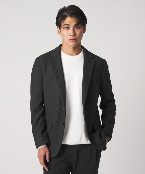 A DAY IN THE LIFE ジャケット テーラードジャケット ニットライク