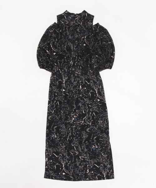 「LAGUNAMOON」 半袖ワンピース SMALL ベージュ レディース_画像2