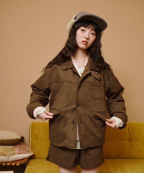 common gull products スエードジャケット　コート common gull products. カバーオール 秋の残り香なスエードジャケット