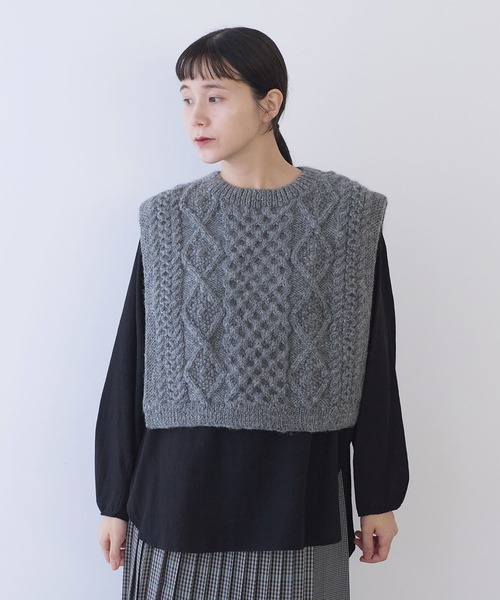 yuni ニット セーター ネパールハンドニット ベスト レディース