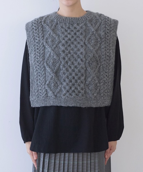 yuni ニット セーター ネパールハンドニット ベスト レディース