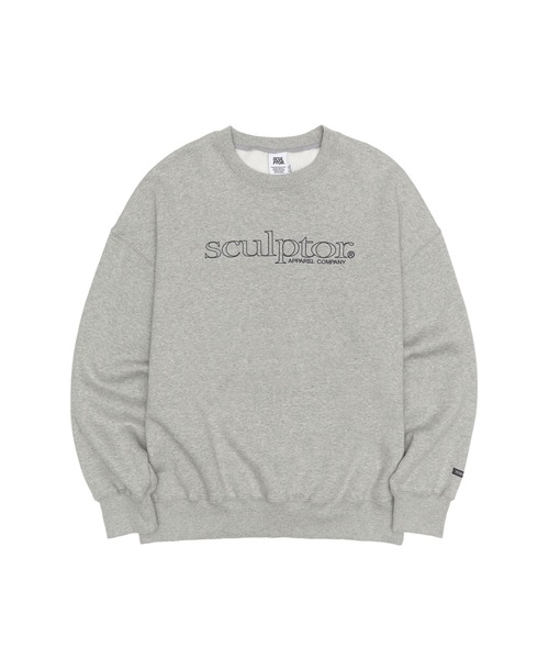 SCULPTOR（スカルプター） スウェットカットソー MEDIUM 杢グレー