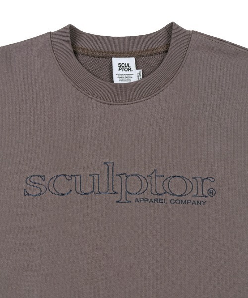 SCULPTOR（スカルプター） スウェットカットソー MEDIUM 杢グレー