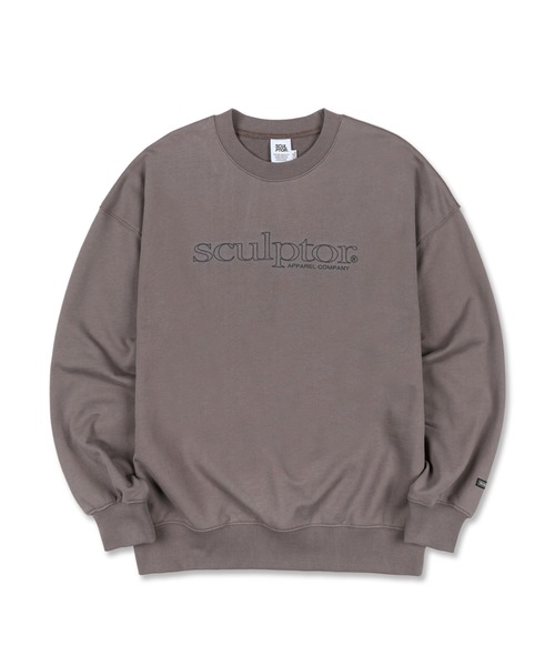 SCULPTOR（スカルプター） スウェットカットソー MEDIUM 杢グレー