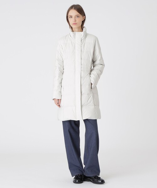 BLUE LABEL CRESTBRIDGE ロングダウンコート ファー　38 BLUE LABEL CRESTBRIDGE（ブルーレーベルクレストブリッジ） ダウン