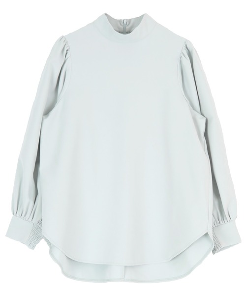 「ur's」 長袖ブラウス M ライトグレー レディース_画像3