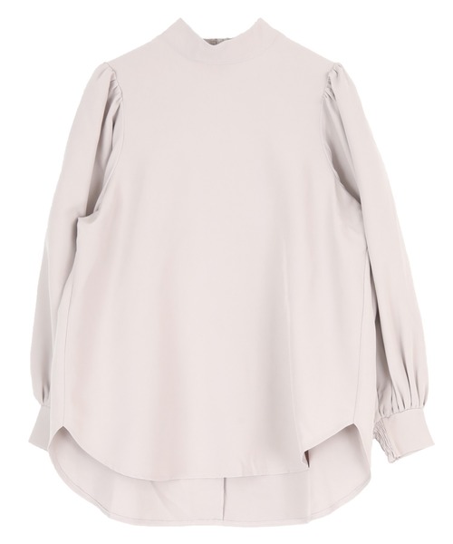 「ur's」 長袖ブラウス M ライトグレー レディース_画像4