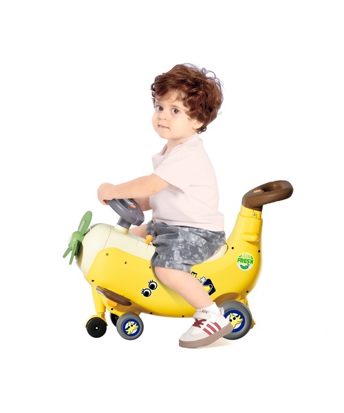 おもちゃ Hola Toys 回るプロペラ！バナナひこうき！