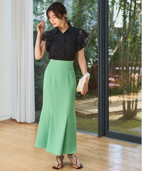 FRAY I.D（フレイ・アイディー） フレアスカート 1 グリーン