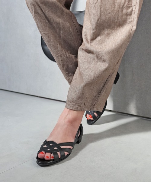 「MODE KAORI」 シューズ 23.5cm グレイッシュベージュ レディース_画像7