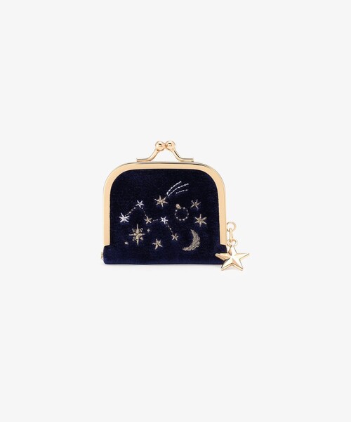 Afternoon Tea（アフタヌーンティー） 収納 ベロア天体モチーフがま口