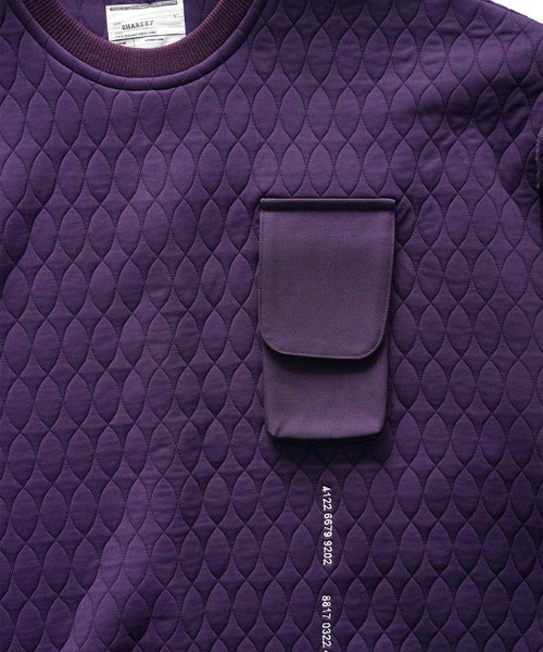 「SHAREEF」 長袖Tシャツ 1 パープル メンズ_画像9