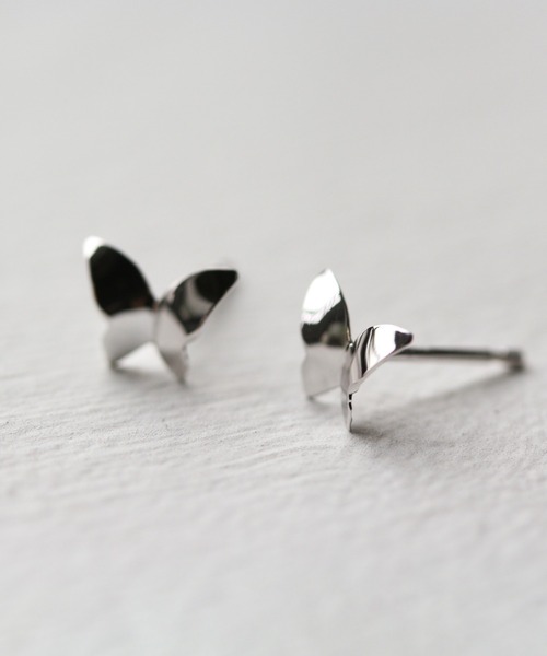 cui-cui（キュイキュイ） ピアス（両耳用） FREE ホワイトゴールド