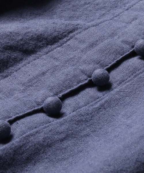 「soulberry」 長袖ブラウス M ブルー レディース_画像9