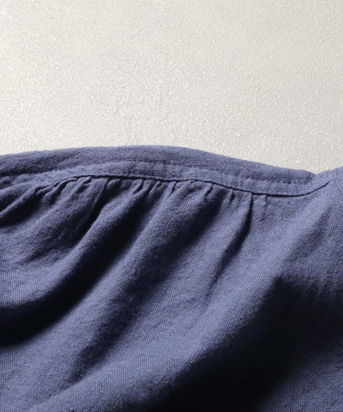 「soulberry」 長袖ブラウス M ブルー レディース_画像10