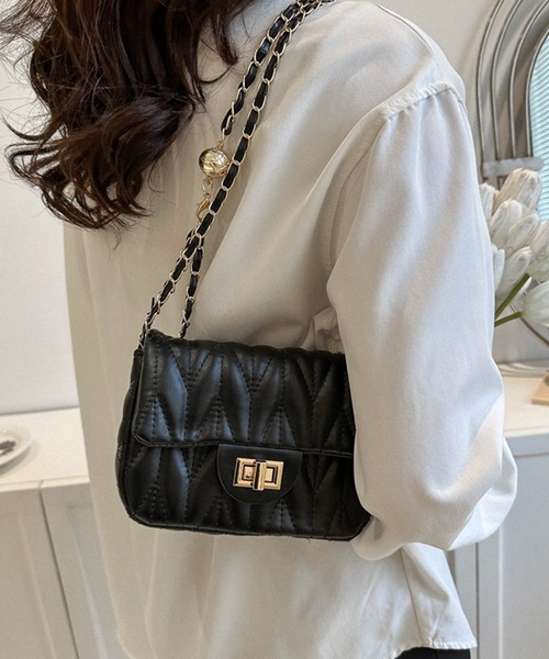 「shopnikoniko」 ショルダーバッグ フリー ホワイト レディース_画像4