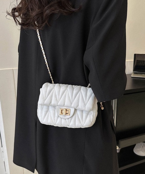 「shopnikoniko」 ショルダーバッグ フリー ホワイト レディース_画像8