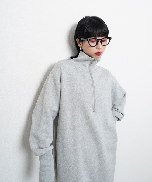 ワンピース ハーフジップスウェットワンピース : ZOZOTOWN Yahoo!店