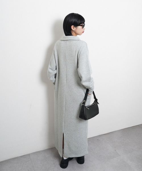 ワンピース ハーフジップスウェットワンピース : ZOZOTOWN Yahoo!店