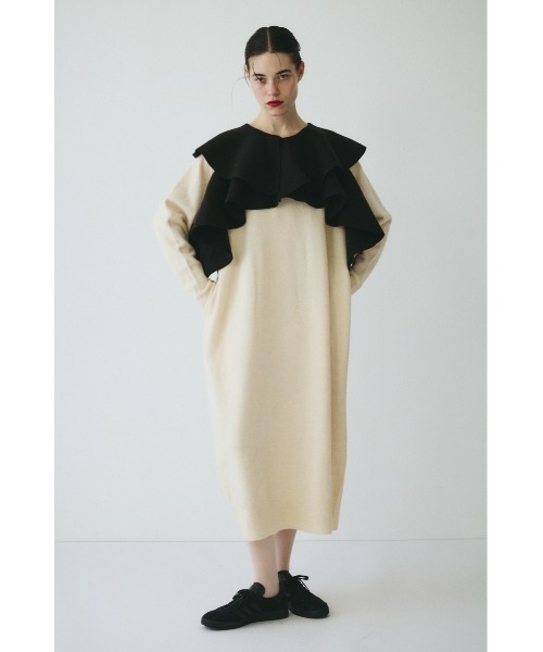 HeRIN.CYE ワンピース Ruffle knit dress ラッフルニットドレス