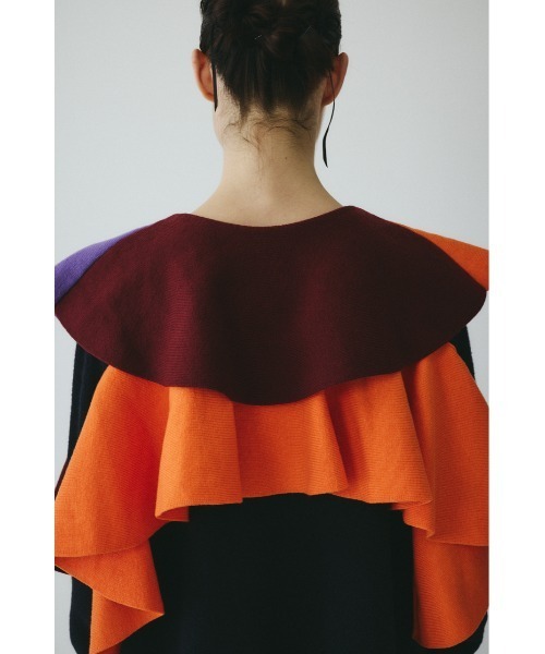 HeRIN.CYE ワンピース Ruffle knit dress ラッフルニットドレス