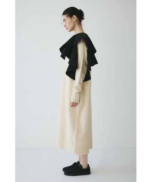 HeRIN.CYE ワンピース Ruffle knit dress ラッフルニットドレス