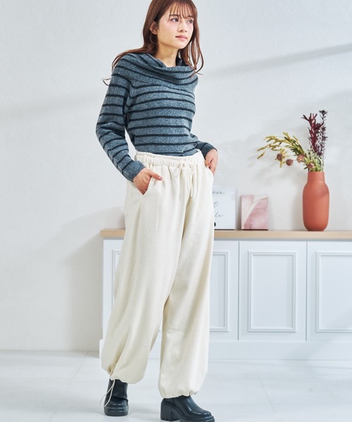 MISTREASS オフショルニット 楽天市場】オフショル ニット ワンピ マルチway フィット＆フレア 長袖