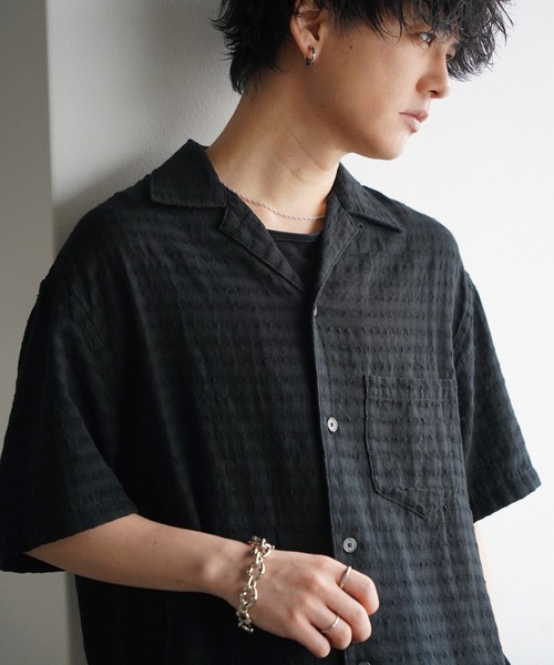 WYM LIDNM ネックレス Silver 925 CROSS-LINK CHAIN NECKLACE メンズ