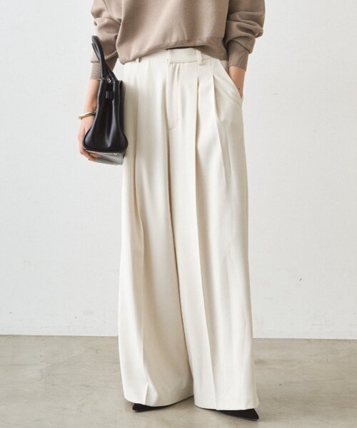 LOUNGEDRESS 2タックチノパンツ Loungedress（ラウンジドレス） パンツ 2タックワイドパンツ