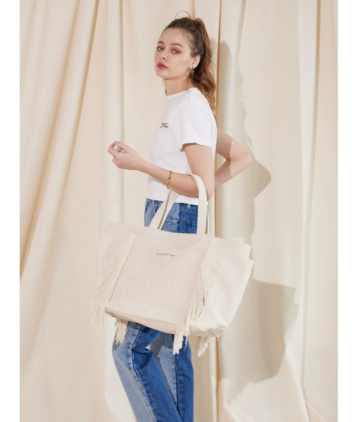 「ALEXIA STAM」 トートバッグ FREE アイボリー レディース_画像9