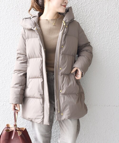 SHIPS（シップス） ダウンジャケット SMALL ブラウン レディース