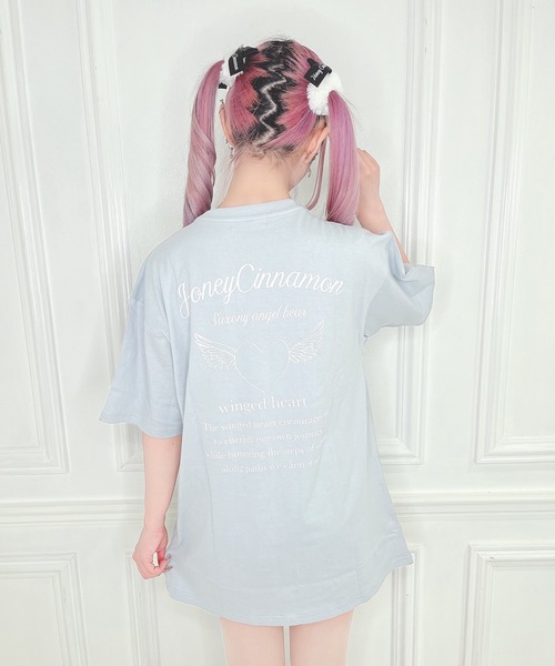 「Honey Cinnamon」 半袖Tシャツ FREE ピンク レディース_画像6