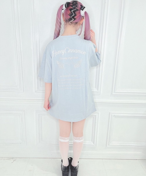 「Honey Cinnamon」 半袖Tシャツ FREE ピンク レディース_画像8