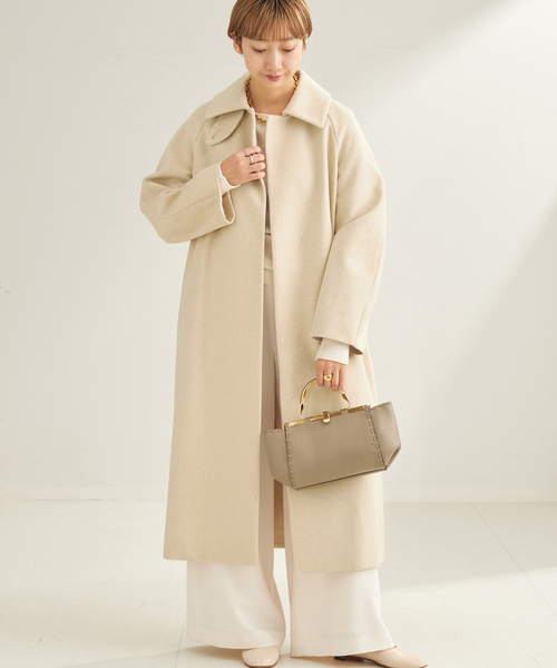 plage（プラージュ） ステンカラーコート 38 アイボリー レディース