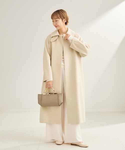 plage（プラージュ） ステンカラーコート 38 アイボリー レディース