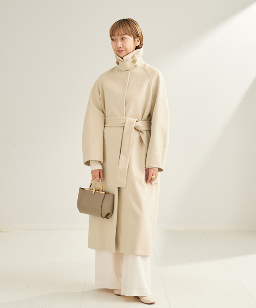 plage（プラージュ） ステンカラーコート 38 アイボリー レディース