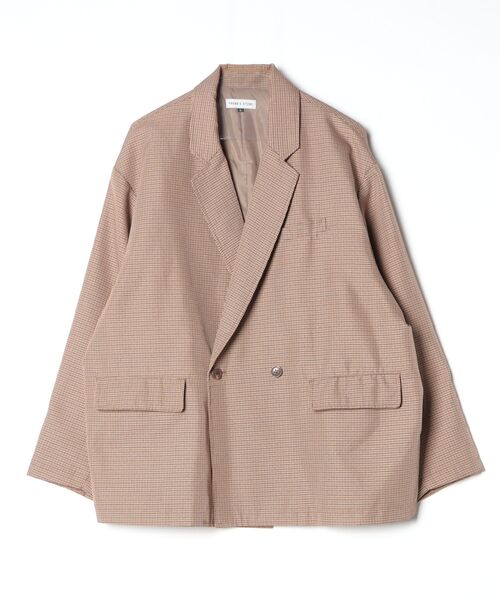 グレジュ テーラードジャケット フリース風 グレジュ テーラードジャケット フリース風