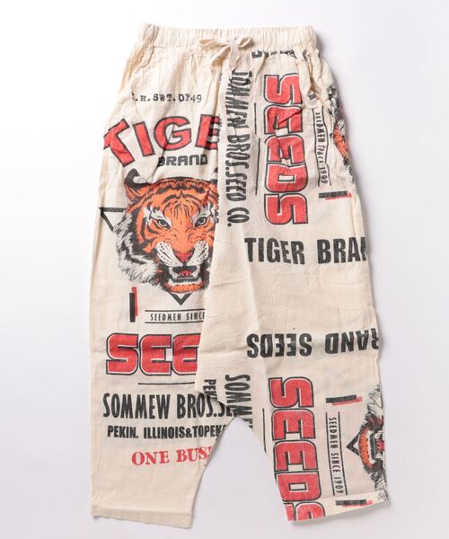 「チャイハネ」 サルエルパンツ FREE ベージュ メンズ_画像3