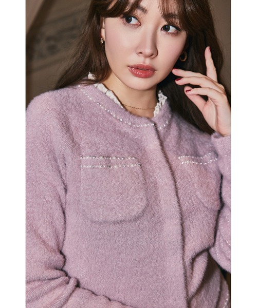 Her lip to セットアップ Corinthia Shaggy Knit Set レディース