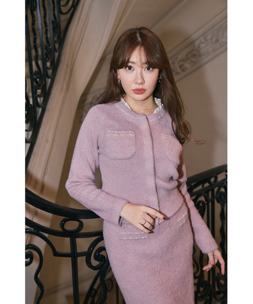 Her lip to セットアップ Corinthia Shaggy Knit Set レディース