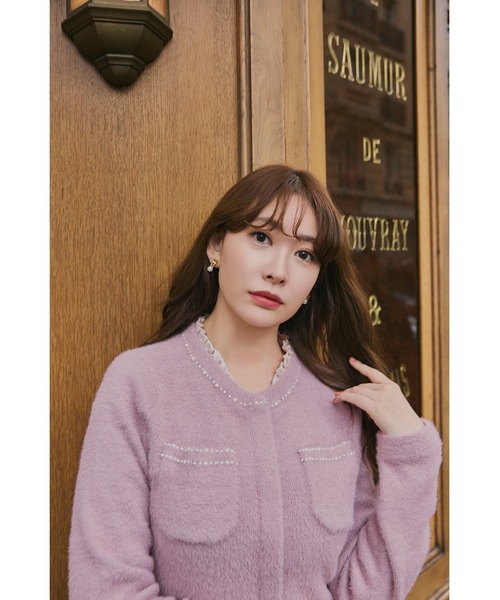 Her lip to セットアップ Corinthia Shaggy Knit Set レディース
