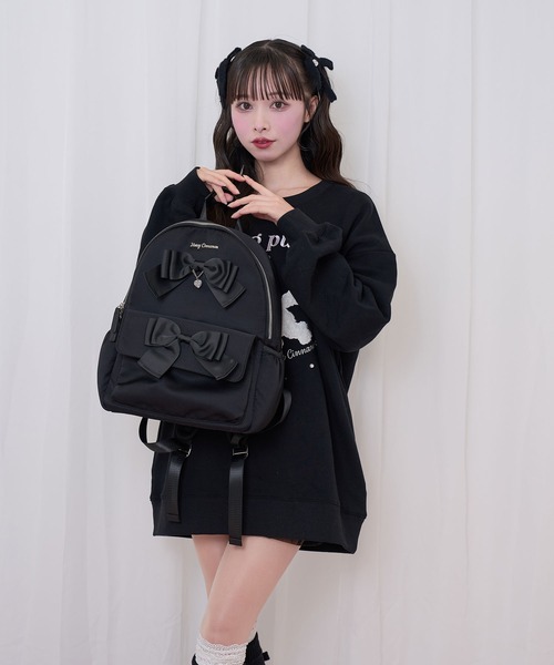 Honey Cinnamon ハニーシナモン リュックサック リュック 完売品❗ Honey Cinnamon（ハニーシナモン） デイバック リュック ダブルリボン
