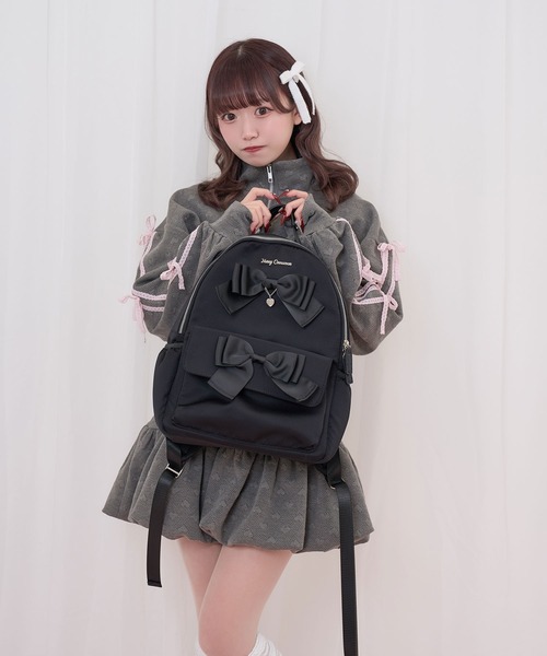 Honey Cinnamon（ハニーシナモン） デイバック リュック ダブルリボン